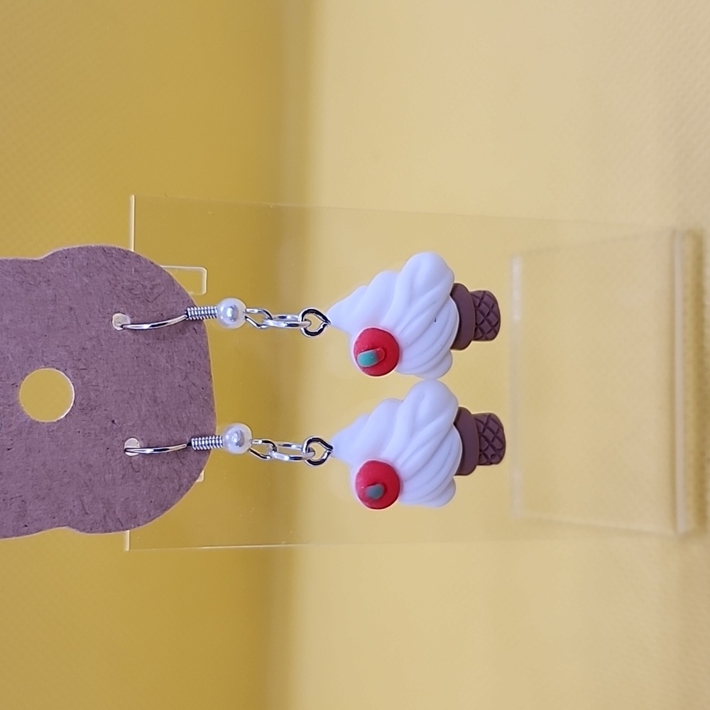 Ice cream earrings